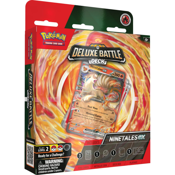 Pokemon Deluxe Battle Deck ex Ninetales multifärg