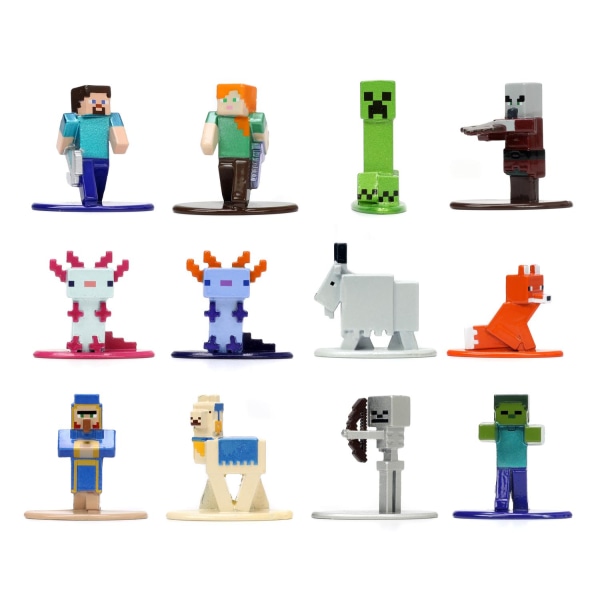 Minecraft Samlarfigur Nano Metall 1-pack Goat MultiColor Goat