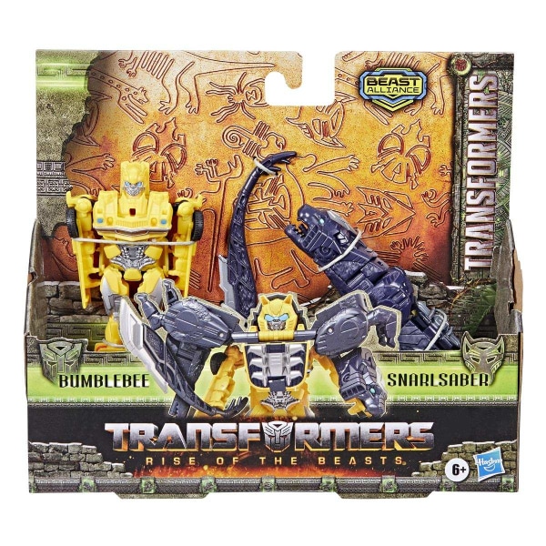 Transformers Beast Combiner 2-pack Bumblebee & Snarlsaber multifärg