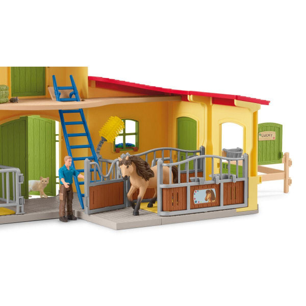 schleich® FARM WORLD Ponnybox med islandshingst 42609 multifärg