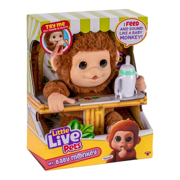 Little Live Pets My Baby Monkey Mango multifärg