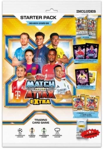 Match Attax Extra Champions League 2025/26 Starter Pack multifärg