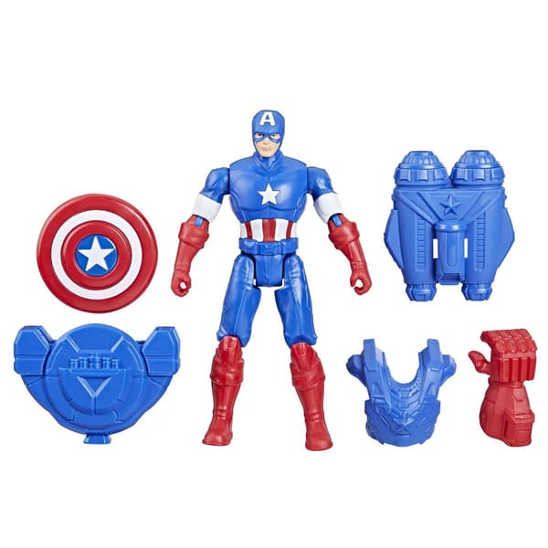 Avengers Battle Gear Figur Captain America multifärg