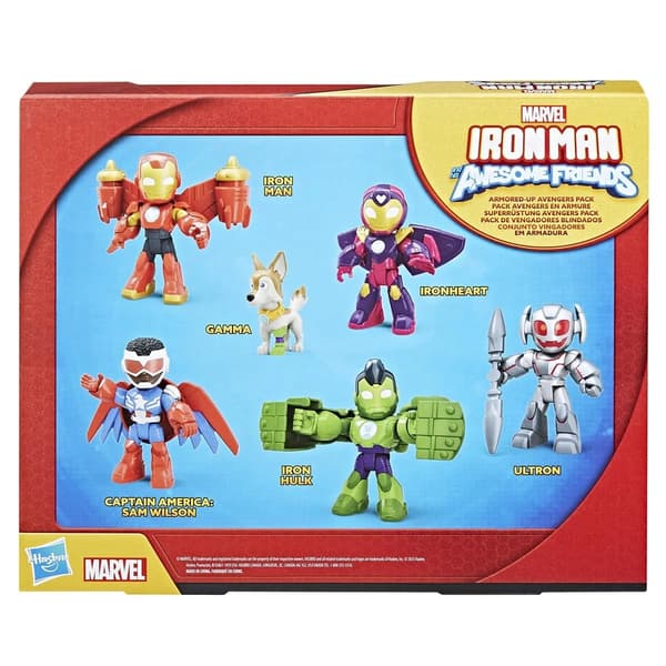 Marvel Iron Man Awesome Friends Armored-Up Avengers Pack multifärg