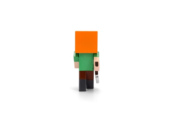 Minecraft Metallfigur 1-pack 2,5" W4 Alex with Axe