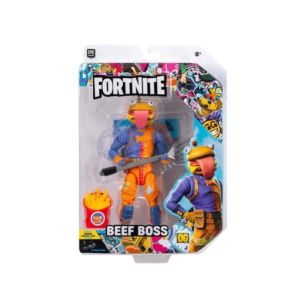 Fortnite Figur 15cm Beef Boss Boss Burger multifärg