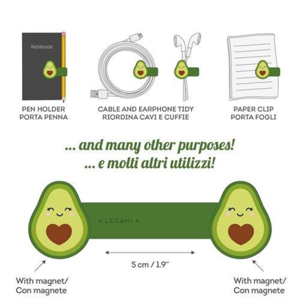 Magnetic Clip Avocado