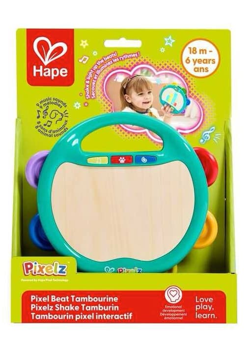 Hape Pixelz Tamburin multifärg