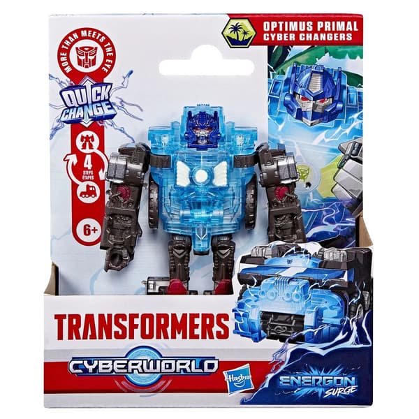 Transformers Cyberworld Cyber Changer Optimus Primal Energon multifärg
