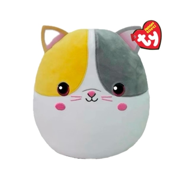TY Squishy Beanies Snuggles Katt 25cm multifärg