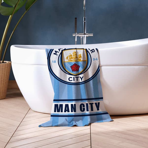 Manchester City Handduk 70x140 cm multifärg