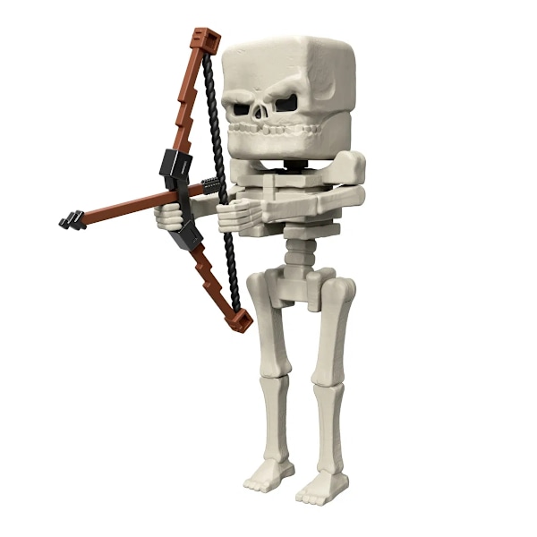 Minecraft Movie Figur Skeleton multifärg