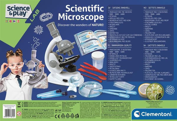 Science & Play Mikroskop SE/DK/FI/NO multifärg
