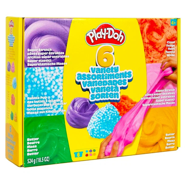 Play-Doh Multi Box Slime 6-pack multifärg