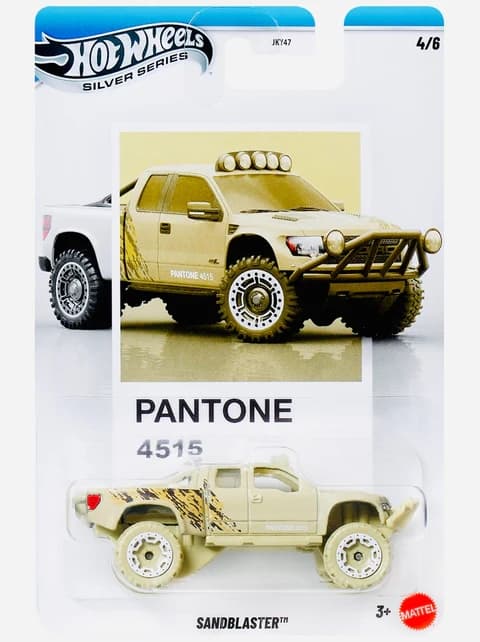 Hot Wheels Silver Series Pantone 4/6 Sandblasblaster multifärg