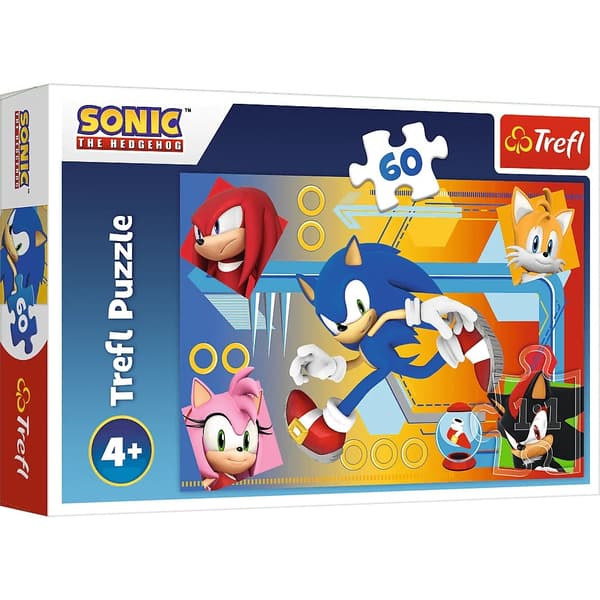Trefl Sonic the Hedgehog Pussel 60 bitar 17387 multifärg