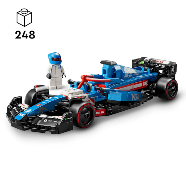 LEGO® Speed Champions Visa Cash App RB VCARB 01 F1® racerbil 77246 multifärg