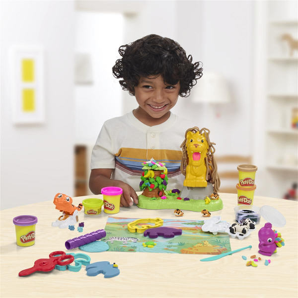 Play-Doh Lejon med växande man Lekset multifärg