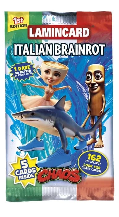 Lamincard Italian Brainrot Booster Chaos multifärg