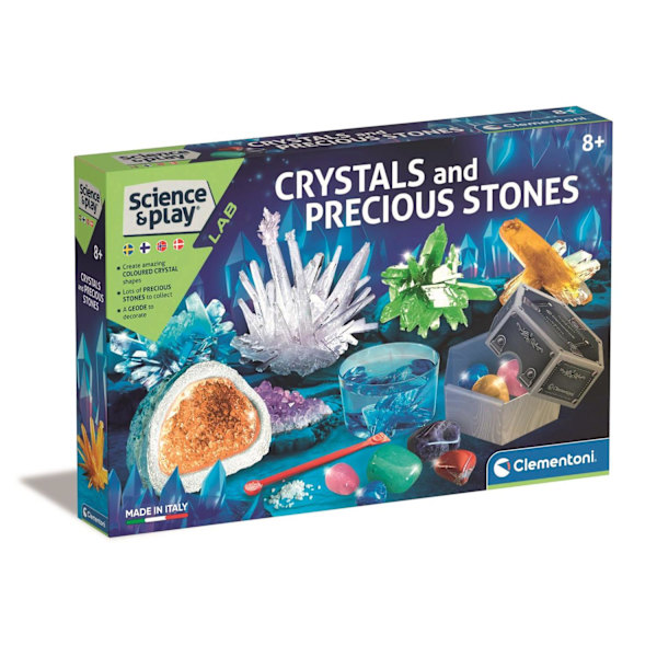 Science & Play Crystals and Precious Stones (SE/NO/DK/FI) multifärg