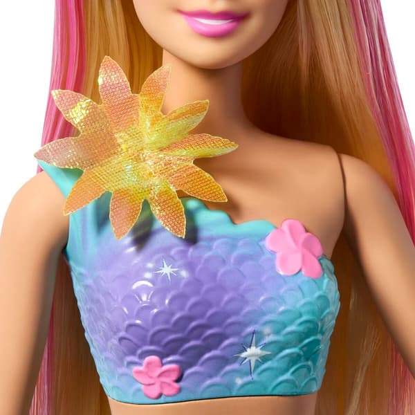Barbie Flower Magic Sjöjungfru Docka multifärg