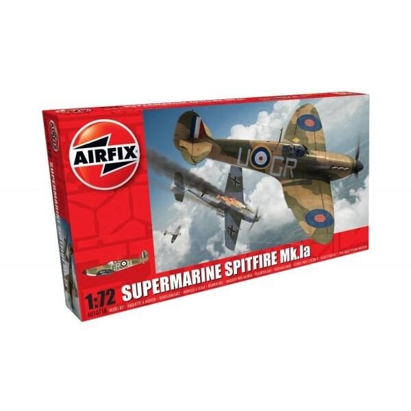 Airfix Supermarine Spitfire MkIa 1:72 Modellbyggsats multifärg