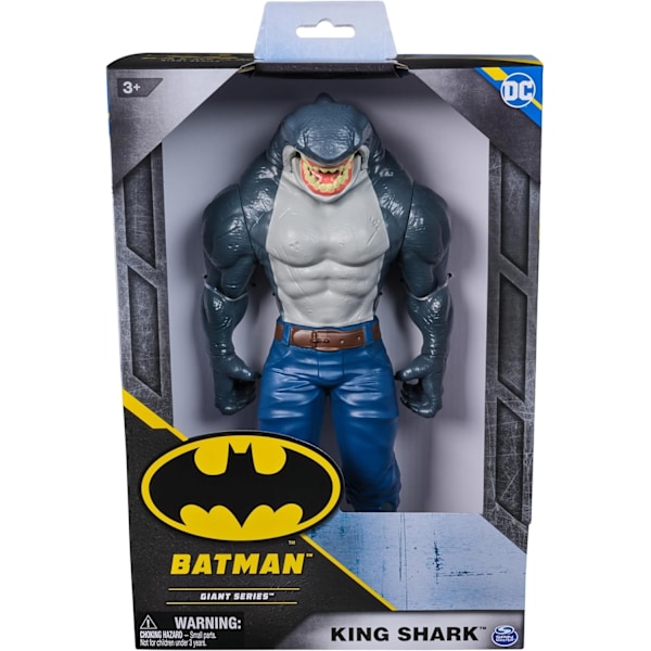 Batman Giant Series King Shark Figur w2 multifärg