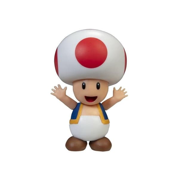 Super Mario Figur 5cm Toad MultiColor