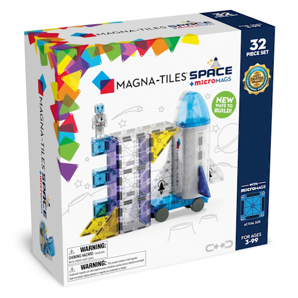 Magna-Tiles Space 32 delar multifärg