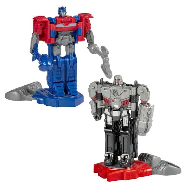 Transformers One Robot Battlers Optimus Prime vs Megatron multifärg