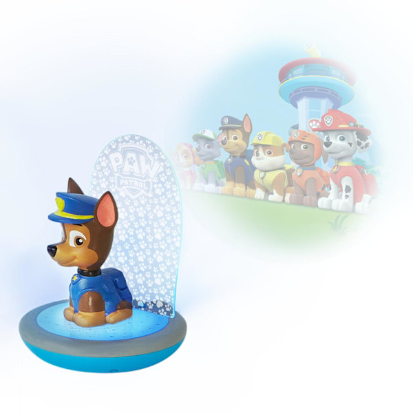 Paw Patrol Chase GoGlow Nattlampa, projektor och ficklampa 3 i 1