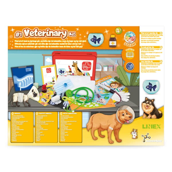 Science4you Veterinary kit Sv/Dk/No multifärg