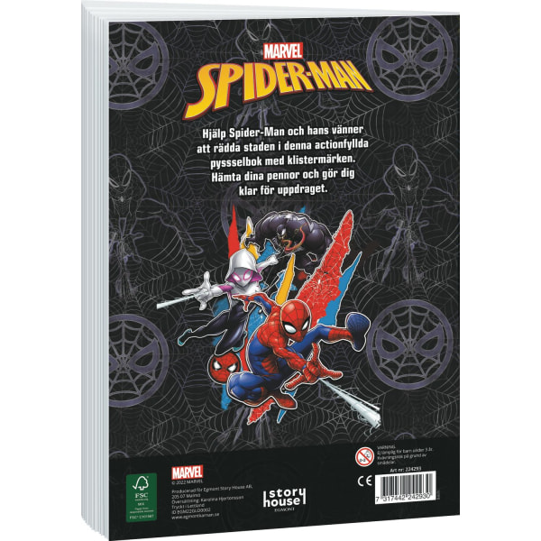 Marvel Spiderman Pysselbok multifärg