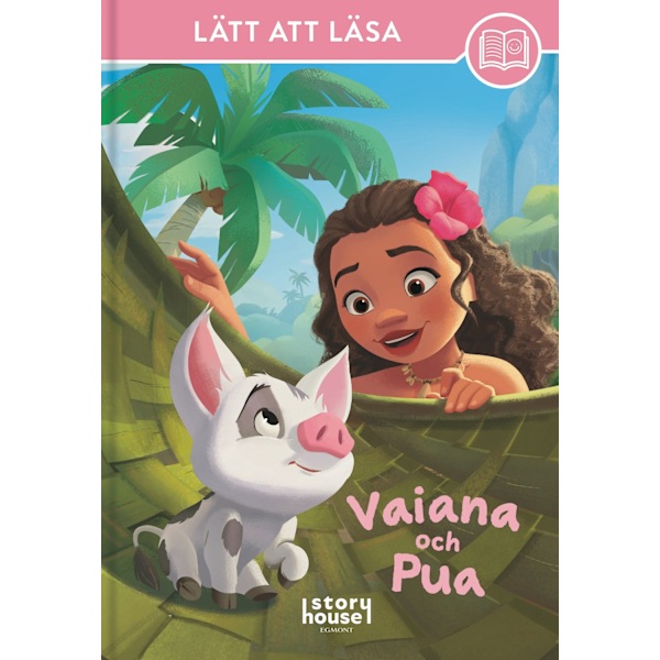 Lätt att läsa Vaiana och Pua multifärg