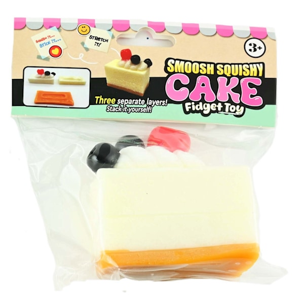 Smoosh Squishy Cake Cherry multifärg