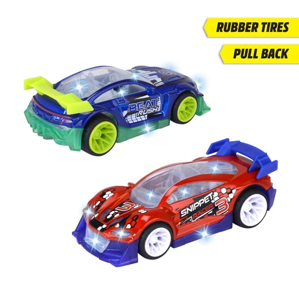 Dickie Toys Midnight Racer Pullback Bil Röd multifärg