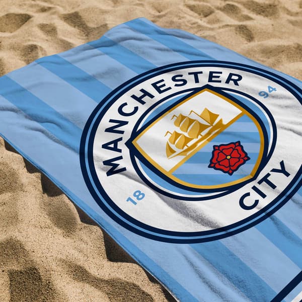 Manchester City Handduk 70x140 cm multifärg