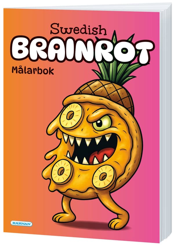Swedish Brainrot Målarbok multifärg