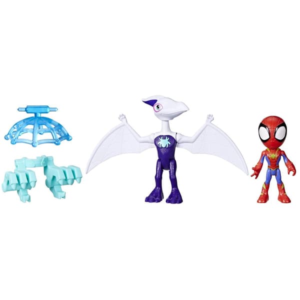 Spidey Amazing Friends Dino-Webs Ghostasaurus & Spidey multifärg