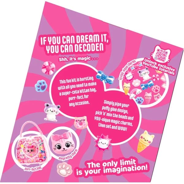Decoden Magic Deluxe Cute Kitten Bag multifärg