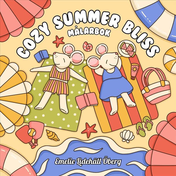 Cozy Summer Bliss Målarbok