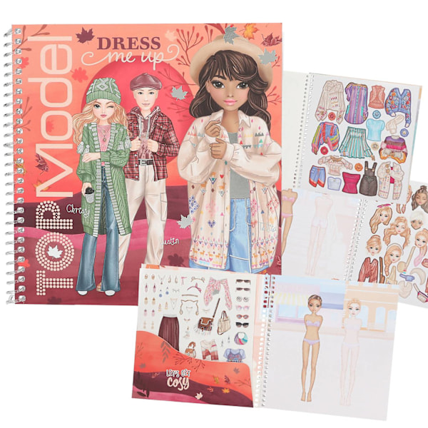 TOPModel Dress Me Up Stickersbok Cosy multifärg