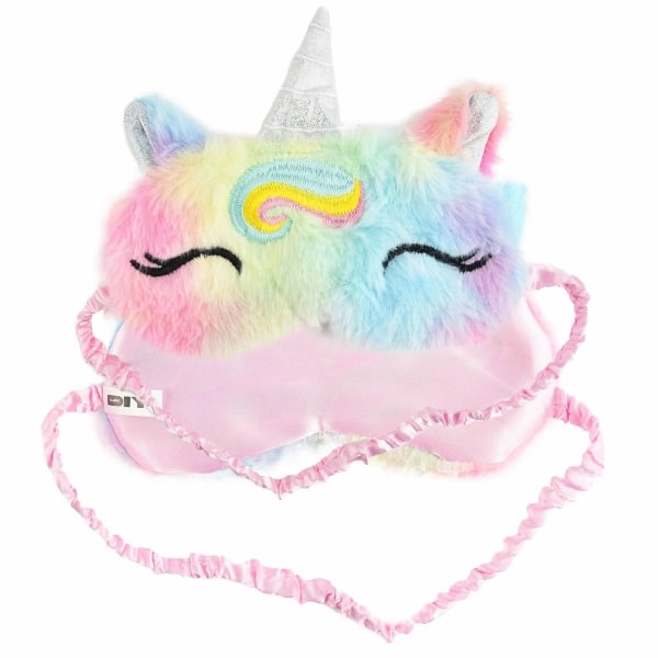 Sovmask Fluffig Unicorn (olika varianter) multifärg