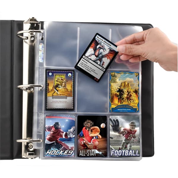 Plastficka 9-P Ultra Pro 100-pack Silver Series Transparent