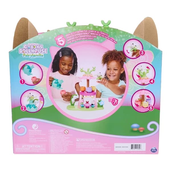 Gabby's Dollhouse Flutter-riffic Tea Party Lekset multifärg