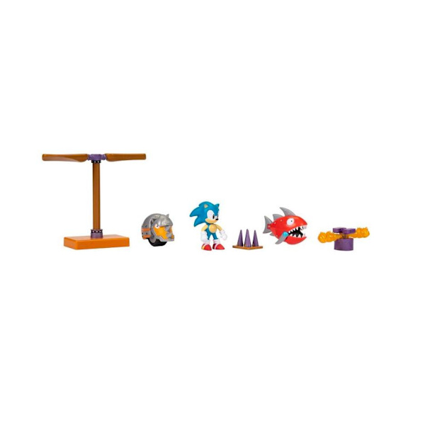 Sonic Classic Diorama Set multifärg