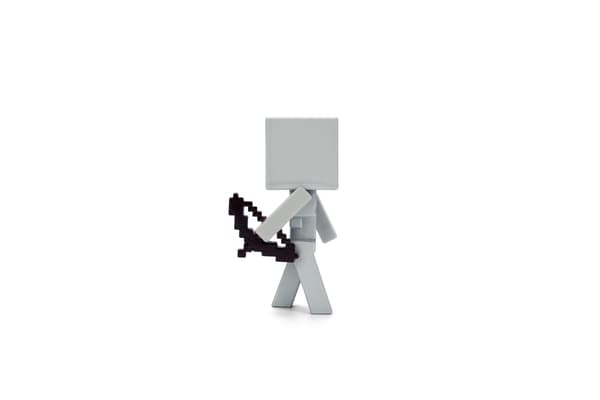 Minecraft Metallfigur 1-pack 2,5" W4 Skeleton