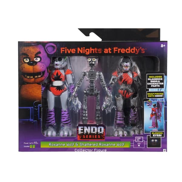 Five Nights at Freddys Endo Series Roxanne Wolf & Shattered Roxanne multifärg