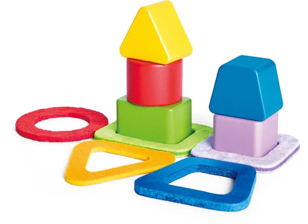 Hape Färg- och Formpussel multifärg
