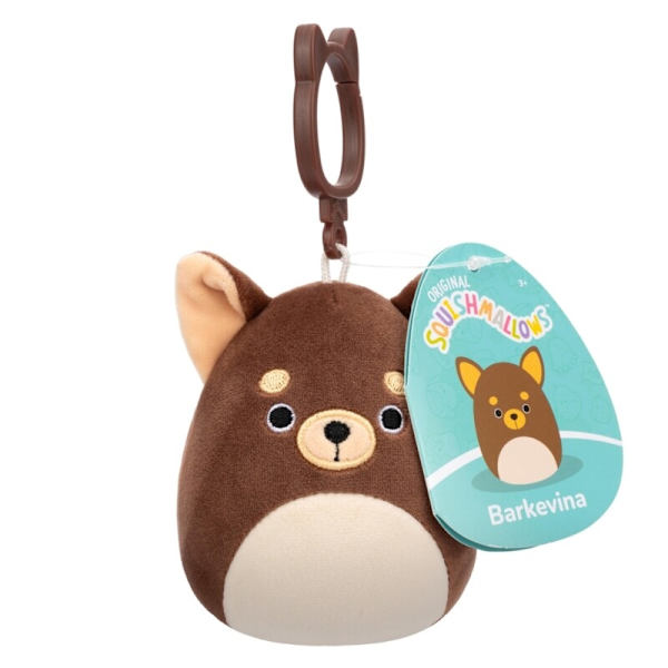 Squishmallows 9cm Clip On Barkevina Chihuahua multifärg